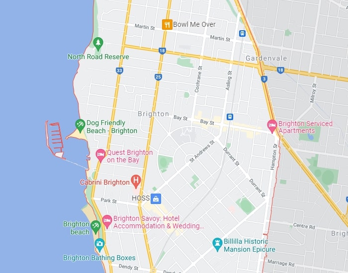 Brighton Map Area