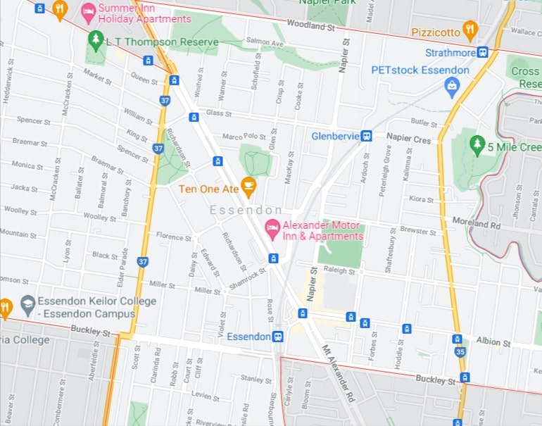 Essendon Map Area