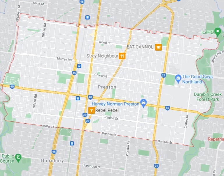 Preston Map Area