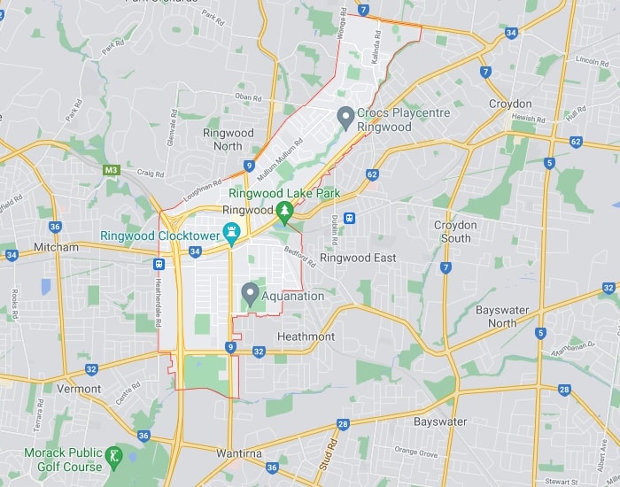 Ringwood Map Area