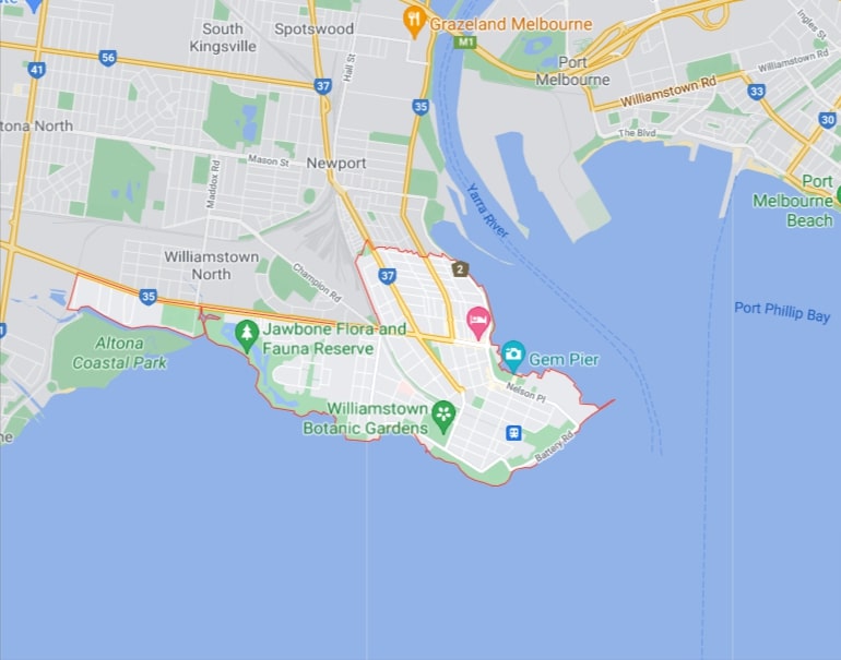 Williamstown Map Area